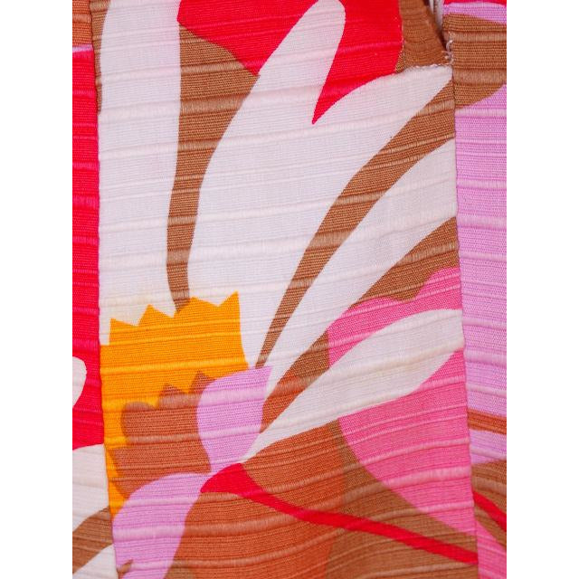 Vintage Cotton Hawaiian Print Sleeveless Dress 1960s 38-33-42 Ceeb of Miami Women's The Best Vintage Clothing