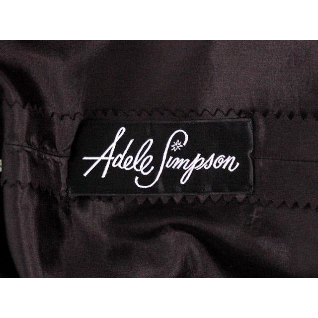 Vintage Adele Simpson Metallic Gold & Apricot Silk Brocade Cocktail Dress 1950S 38 Women's Adele Simpson