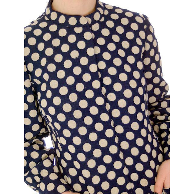Vintage Mod Polka Dot Dress Adele Simpson 1960S 38-36-44 Women's Adele Simpson