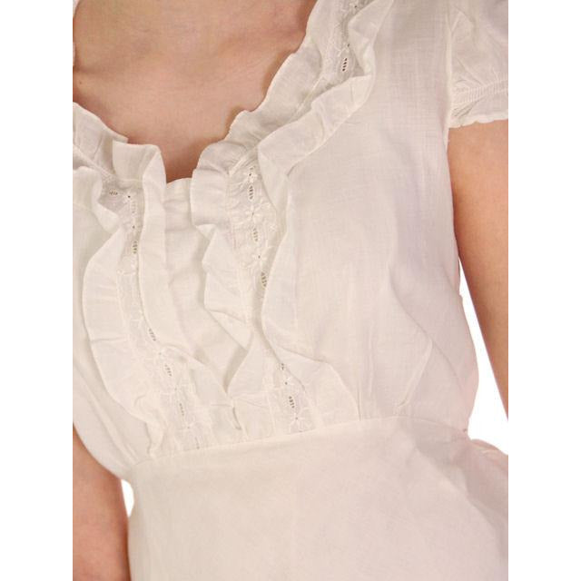 Vintage White Cotton Lawn Bias Cut Nightgown 1930s 36 Bust Women's,New Arrivals The Best Vintage Clothing