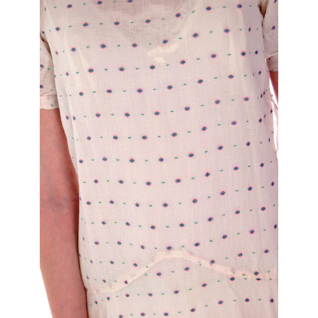 Young Lady's Cotton Printed Day Dress Dropped Waist 1920s 32-30-32 Women's,New Arrivals The Best Vintage Clothing