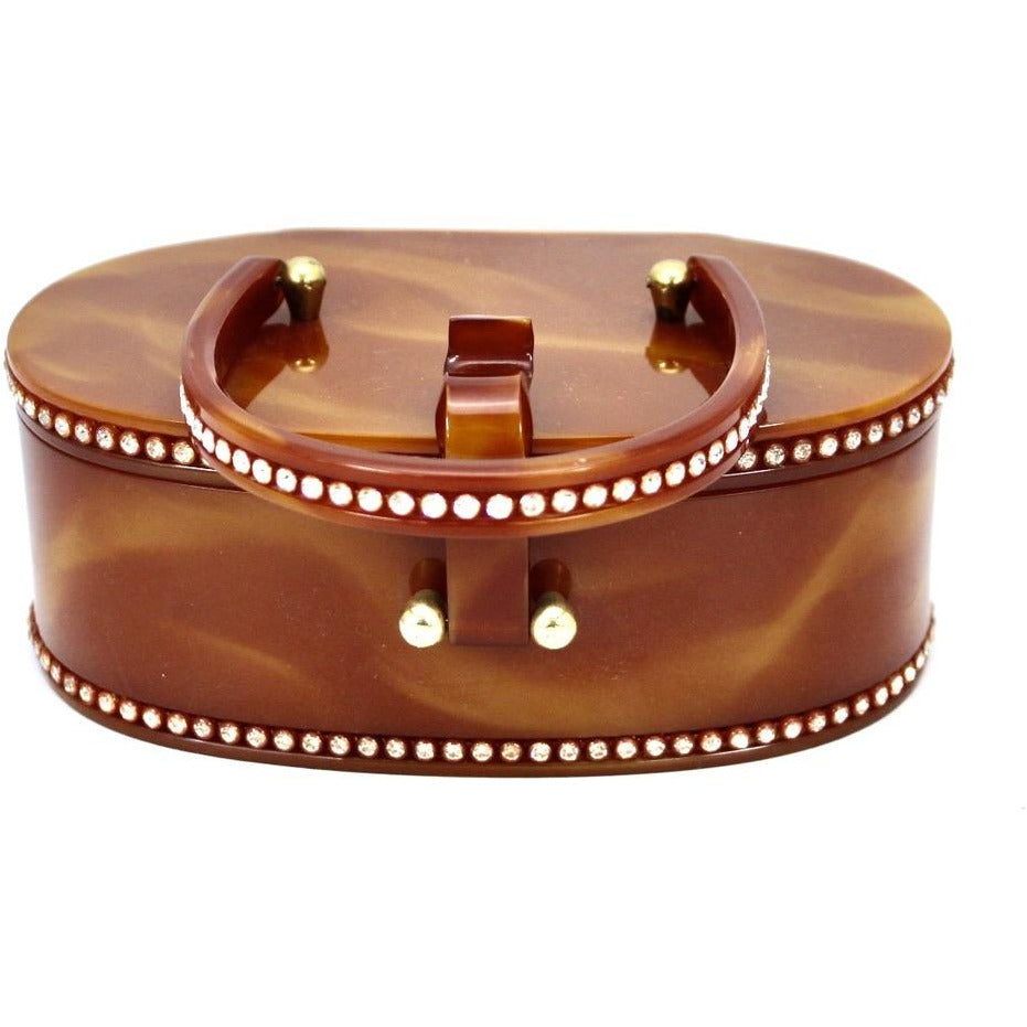 Vintage Wilardy Lucite Box Purse Amber Butterscotch 1950s Rhinestones Handbags,New Arrivals Wilardy
