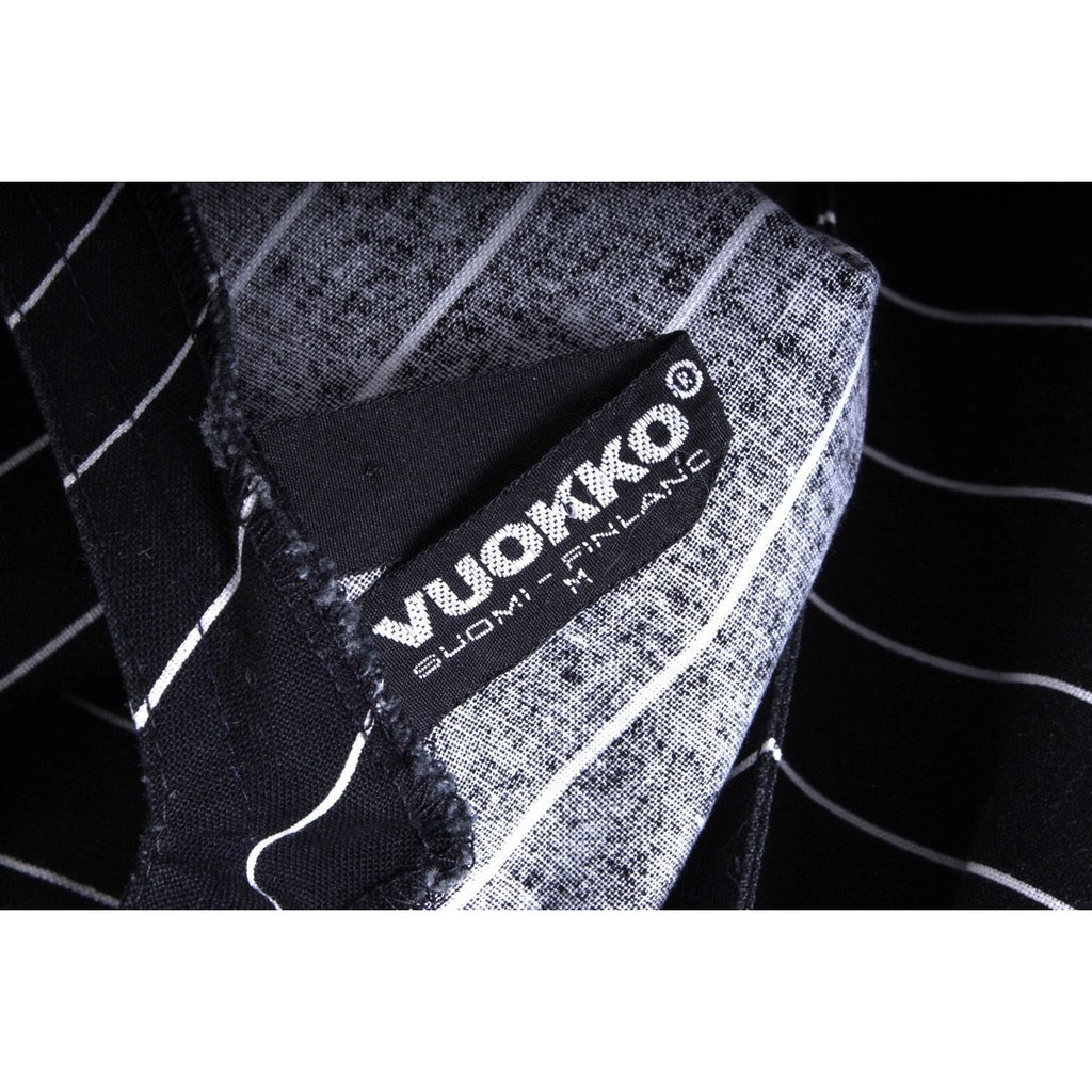 Vintage Vuokko 1970s Column Dress Iconic Black & White Stripes Womens M Cotton marimekko The Best Vintage Clothing