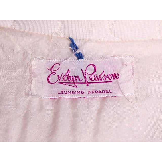 Vintage White Quilted Bed Jacket Roses Applique Evelyn Pearson 1950s 38-26-Free New Arrivals Evelyn Pearson