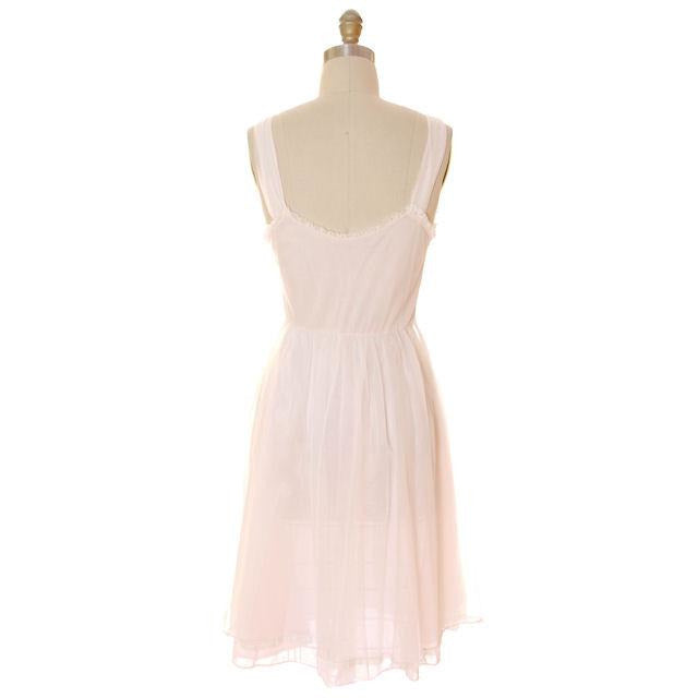 Vintage Peignoir Gotham Gold Stripe Frothy Pink Nylon Chiffon 1950s Women's,New Arrivals Gotham