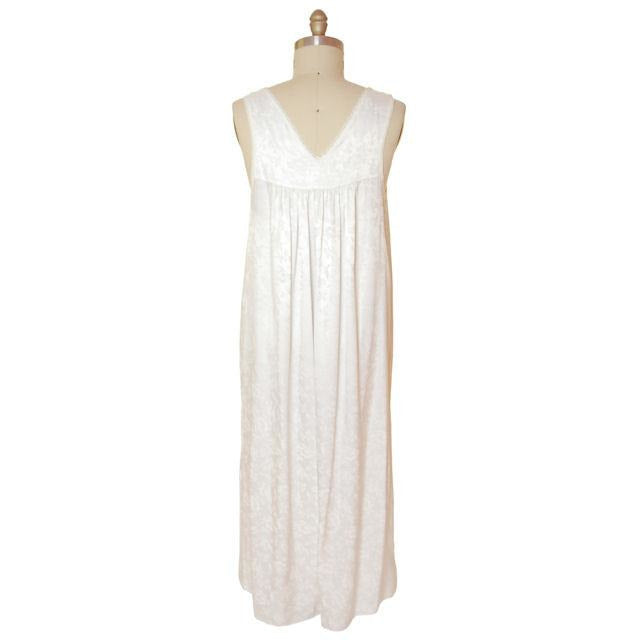 Vintage Eve Stillman White Satin Peignoir Set Med Large 1980s Women's Eve Stillman