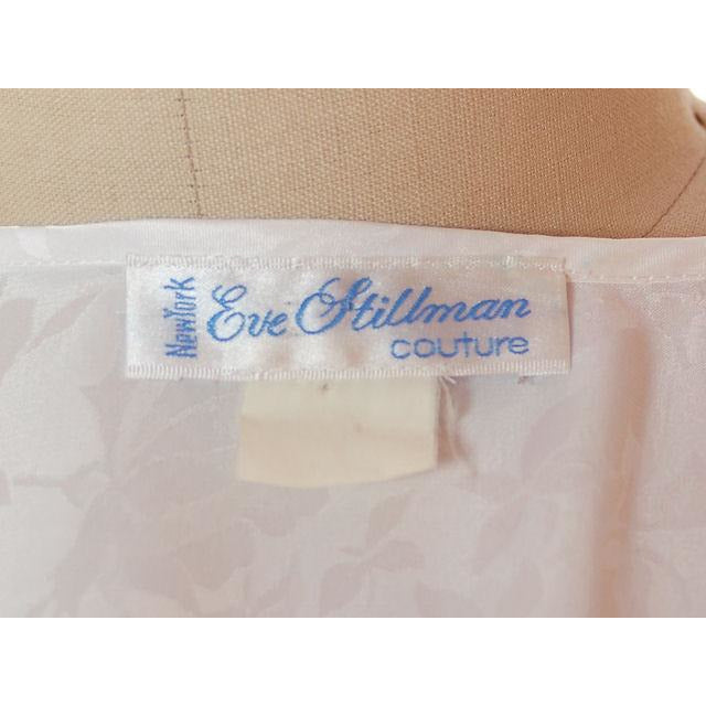 Vintage Eve Stillman White Satin Peignoir Set Med Large 1980s Women's Eve Stillman