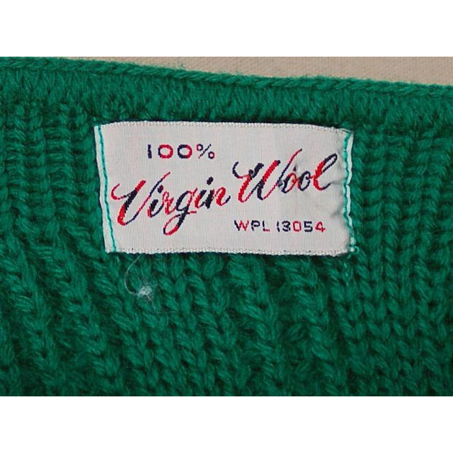 Vintage Sweater Sleeveless Vest Boat Neck Green Hand Knit Wool 1960s S On Sale,Women's The Best Vintage Clothing