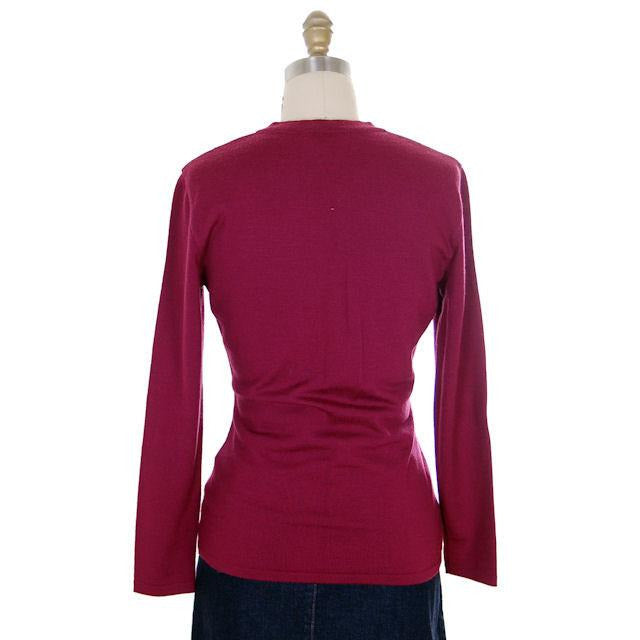 Classy Vintage Designer Ferragamo Sweater Womens Fine Wool Gold Accents 1980s Small On Sale,Women's Ferragamo