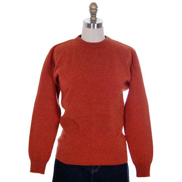 Vintage Sweater Cashmere 2ply Lord &Taylor Rust Color M 1980s - The Best Vintage Clothing
 - 1