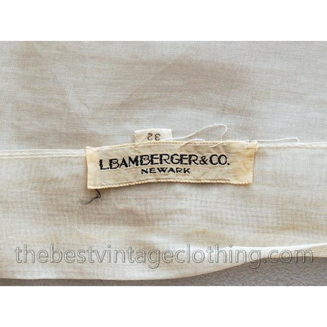 Vintage 1930s Blouse Sheer Gauze Details Small Bambergers Women's,New Arrivals The Best Vintage Clothing