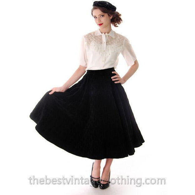 Black velvet skirt quilt clearance