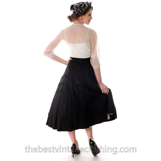 Vintage Sheer Nylon White Blouse Embellished Rhinestones M Women's,New Arrivals vendor-unknown