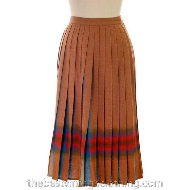 Vintage Skirt Wool Reversible Highland Plaid NOS JC Penneys 1950s 26 Waist Women's,New Arrivals Penneys