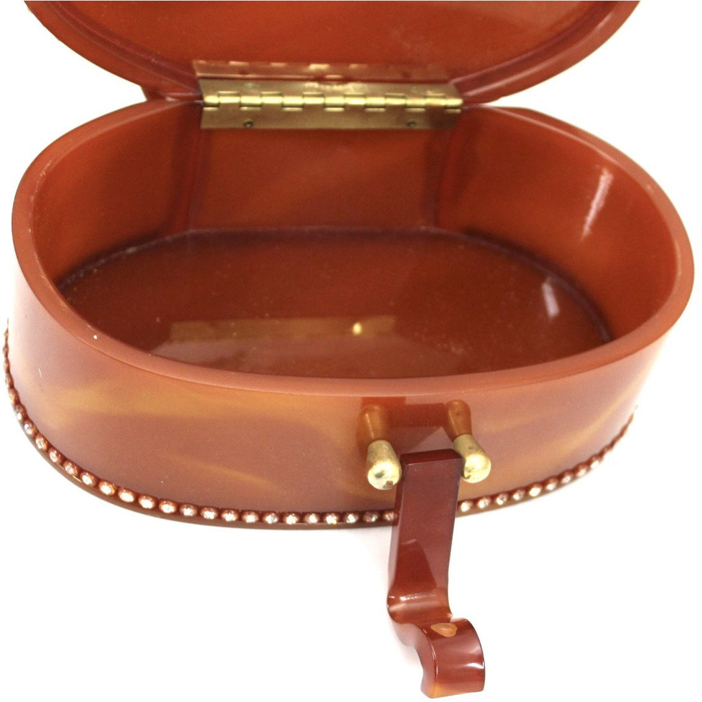 Vintage Wilardy Lucite Box Purse Amber Butterscotch 1950s Rhinestones Handbags,New Arrivals Wilardy