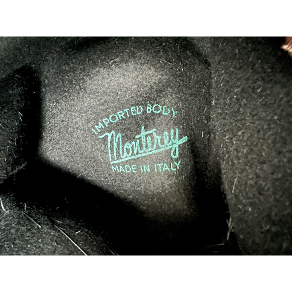 Vintage Black Fur Felt Bucket Hat 1960s Mod Sz 22 Brown Suede Accent Classy Hats The Best Vintage Clothing