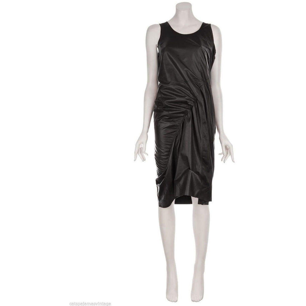 Junya Watanabe Brown Leather Dress SOLD OUT ONE SIZE AW 2011 Zeitgeist Modern Junya Watanabe