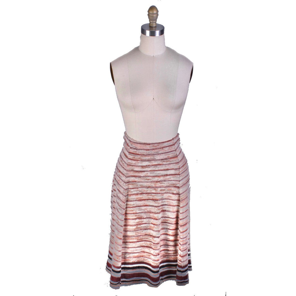 VTG 1970s Young Edwardian Sweater Skirt Set Striped Bell Sleeve Boho M/L Women's,New Arrivals The Best Vintage Clothing