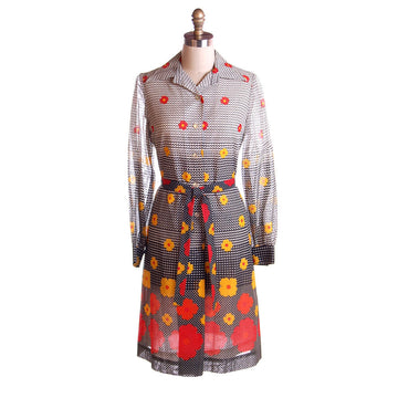 Vintage Dress Op Art J. Tiktiner France 1970s - The Best Vintage Clothing
 - 1