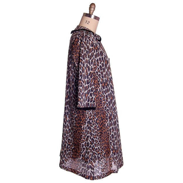 Vintage Peignoir Leopard Print Nylon Set Vanity Fair Small 1960s Women's,New Arrivals Vanity Fair