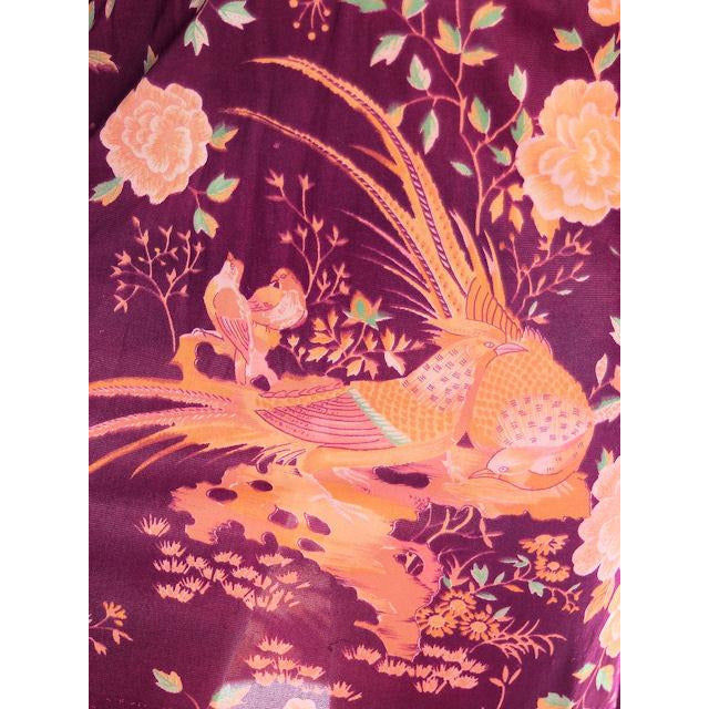 Vintage Mini Polyester Bird Print Dress/Tunic 1970s S Cart2cart vendor-unknown