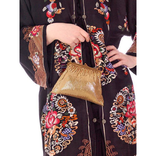 Vintage Whiting & Davis Gold Tone Mesh Purse 1930s Handbags,New Arrivals Whiting & Davis