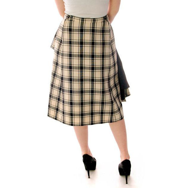 Vintage Suit Sybil Connolly Dublin Black/White Huge Plaid /Huge Pockets 1960s 38-26-38 Women's,New Arrivals Sybil Connolly