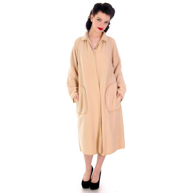 Vintage Ilie Wacs Ivory Robe Style Coat 1970S - The Best Vintage Clothing
 - 1