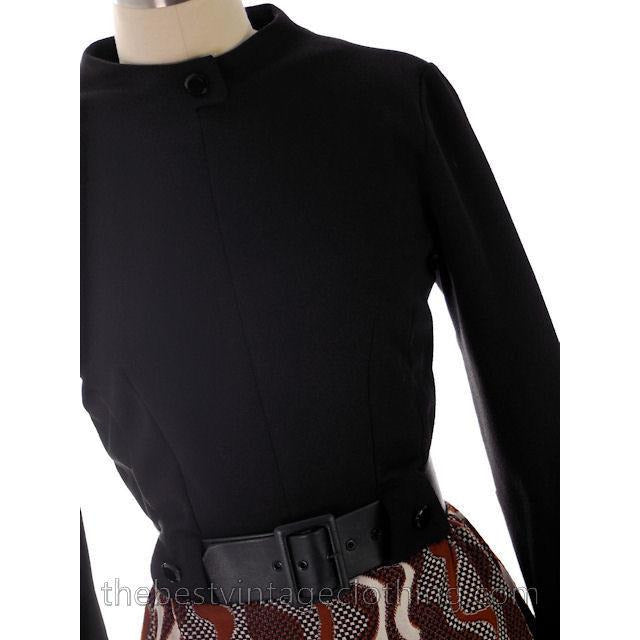 Vintage 1970s Polyester Abstract Textured Coat and Dress Alfred Werber 37-28-39 Women's,New Arrivals The Best Vintage Clothing