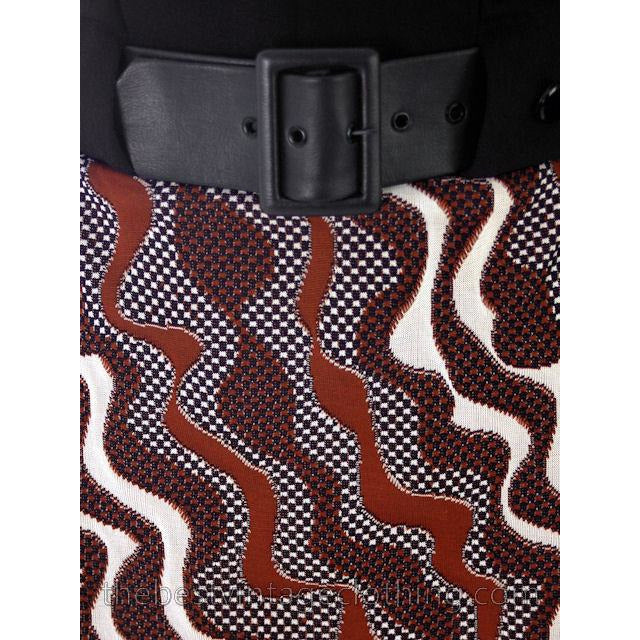 Vintage 1970s Polyester Abstract Textured Coat and Dress Alfred Werber 37-28-39 Women's,New Arrivals The Best Vintage Clothing