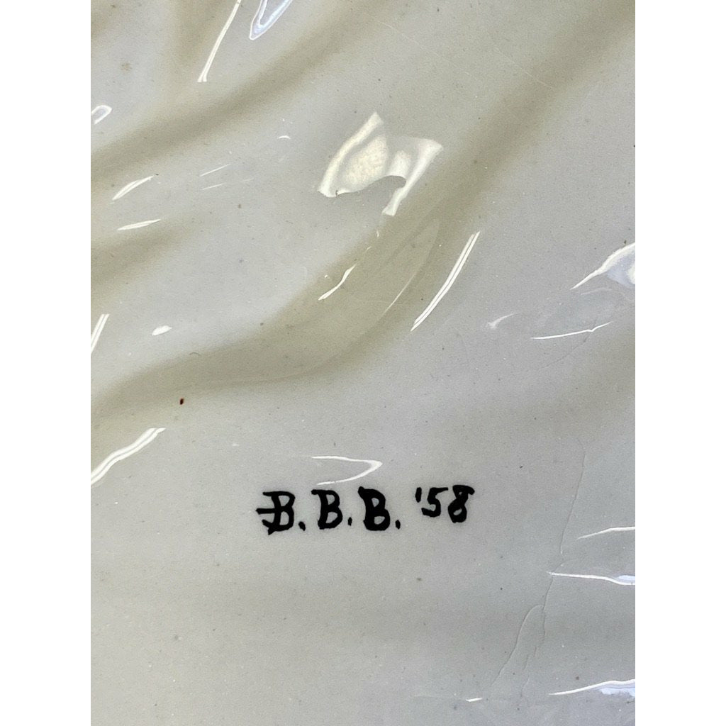 Rare Mid Century Bombshell Vintage Pottery Hot Pin-Up Dish 1958 Gal Marilyn M? Collectibles,New Arrivals The Best Vintage Clothing