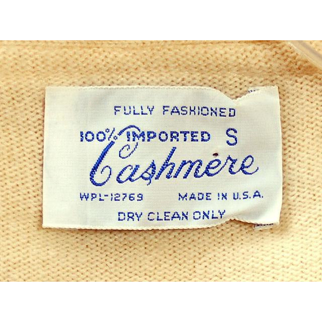 Vintage Womens Size S Cashmere Sweater Suit 1950s Cream Secretary Rock ...