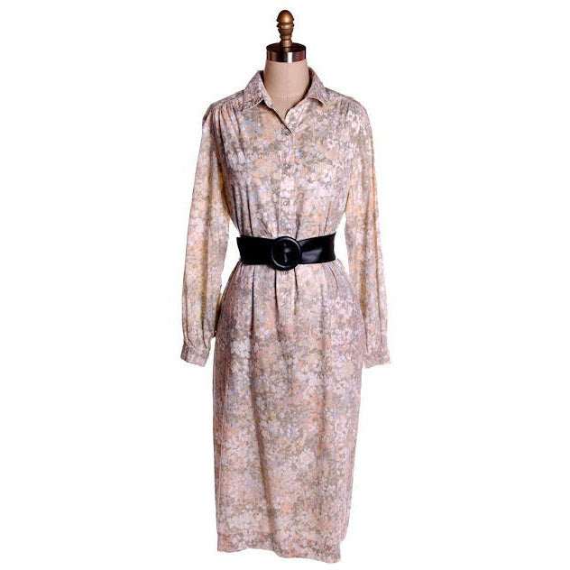 Vintage Shift Dress Margaret Smith  Pastels Print 1960s L - The Best Vintage Clothing
 - 4