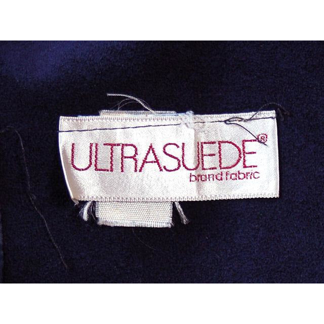 Vintage Womens Navy Blue Ultrasuede Coat Rosenblums 1970s Medium Cart2cart The Best Vintage Clothing