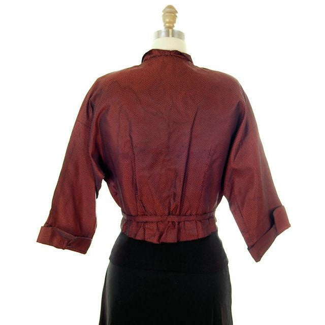 Vintage Changeable Silk Blouse Amazing Buttons 1930s Provenance Med Sonja Loew Women's,New Arrivals The Best Vintage Clothing