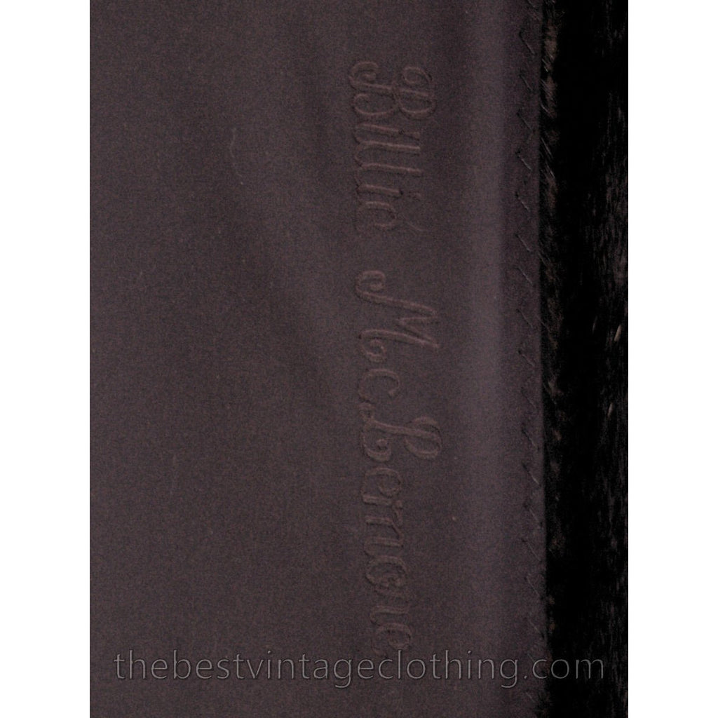 Fabulous Blackglama Black Ranch Mink Full Length Coat Sable Collar Large- Free Matching Hat The Best Vintage Clothing