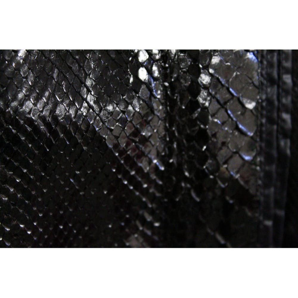 Vintage Lanvin Snakeskin Exotic Leather Hooded Parka Coat Womens S The Best Vintage Clothing