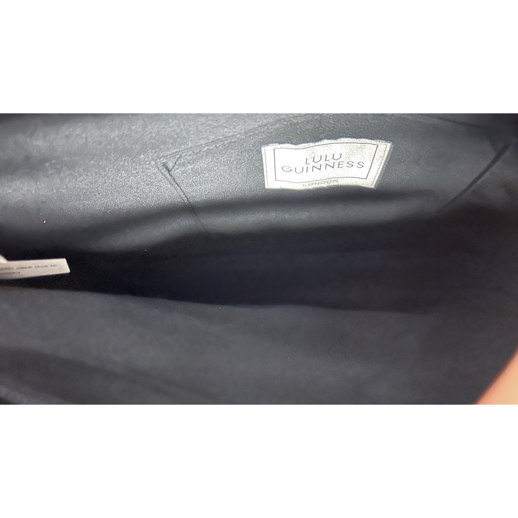 RARE Lulu Guinness Vintage Tote Bag '' Mansion 87 '' 563-096-010 w/Dustbag Purse The Best Vintage Clothing