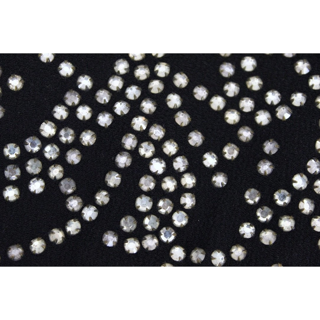 1930s Petite Purse Womens Evening Rhinestone Dance Strap Black New Arrivals The Best Vintage Clothing