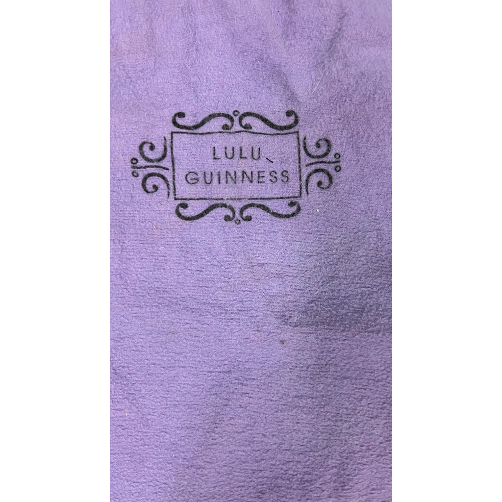 RARE Lulu Guinness Vintage Tote Bag '' Mansion 87 '' 563-096-010 w/Dustbag Purse The Best Vintage Clothing