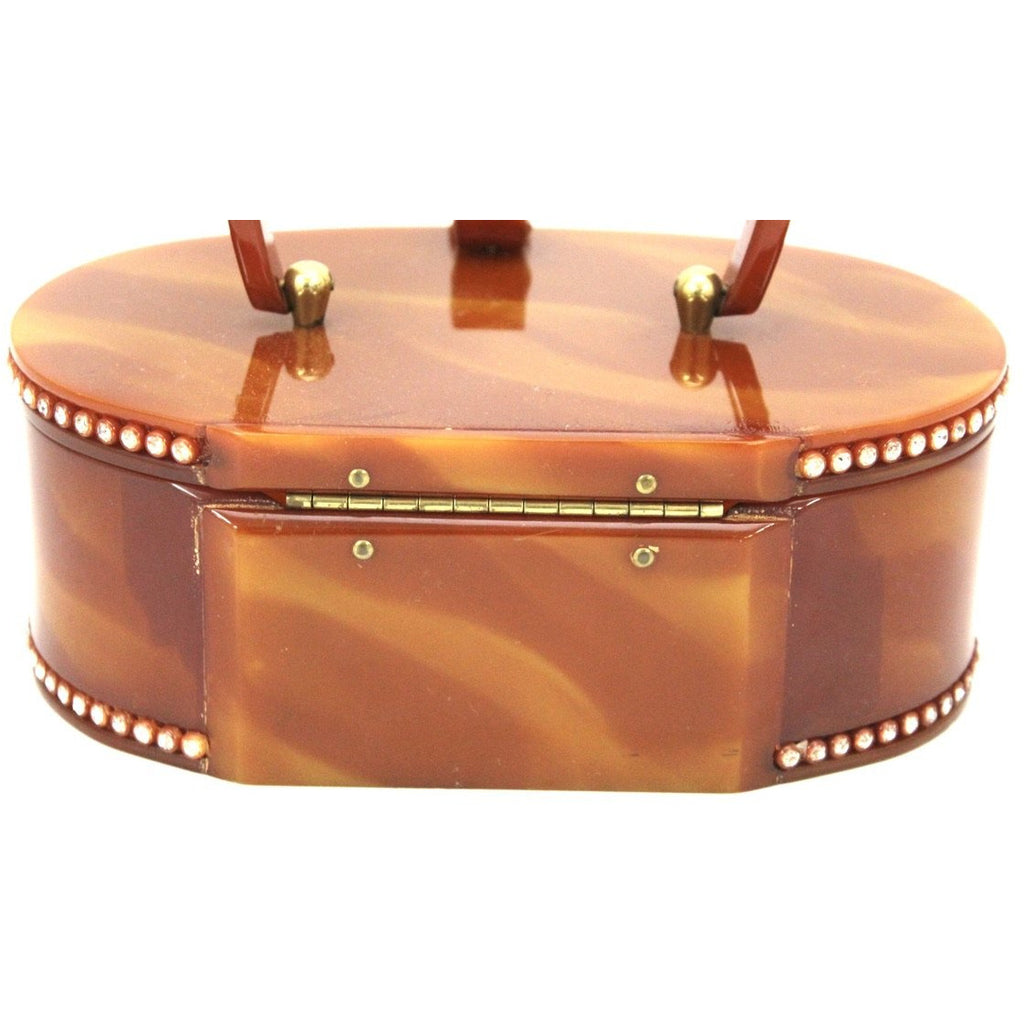 Vintage Wilardy Lucite Box Purse Amber Butterscotch 1950s Rhinestones Handbags,New Arrivals Wilardy