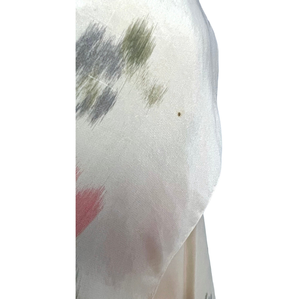 Vintage Printed Silk Watercolor Smocked Waist Tea Dress 1920s Rare Find 35-33-40 Women's,New Arrivals The Best Vintage Clothing