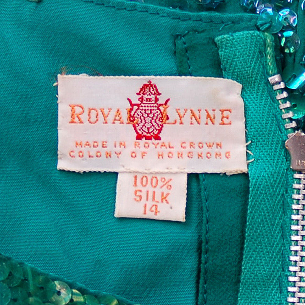 Vintage Blouse Silk Green Sequin Shell Royal Lynne 1950S On Sale,Women's The Best Vintage Clothing