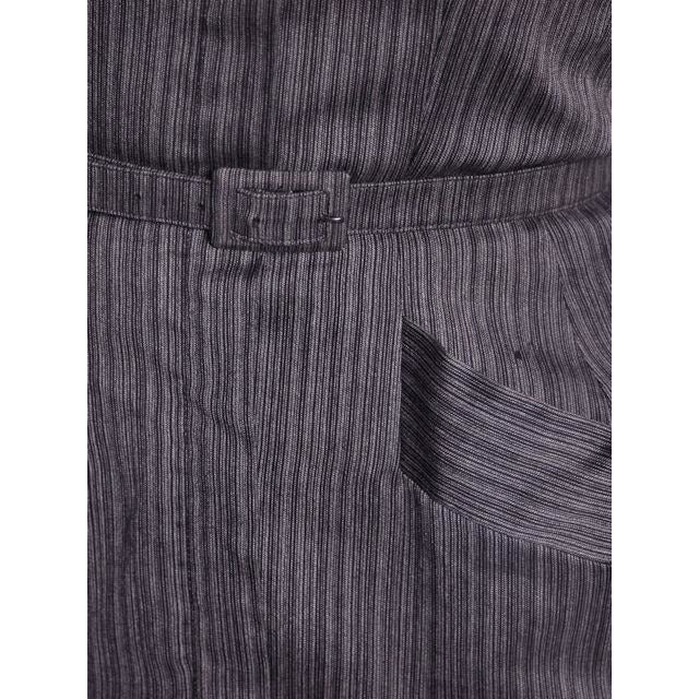 Vintage Charcoal Gray Silk/ Wool Blend Day Dress 1950s 40-31-44 Fitted Women's The Best Vintage Clothing