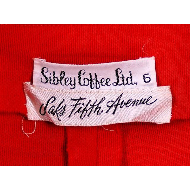Vintage Red Wool Knit Dress Sibley Coffee LTD Small 1970s Cart2cart Sibley Coffee