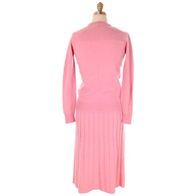 Vintage Womens Pink Cashmere Sweater Suit 1950s Women's,New Arrivals The Best Vintage Clothing
