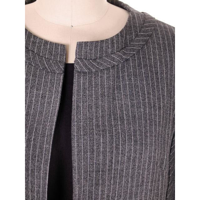 Vintage Ladies Suit Charcoal Gray Pinstripe Harvey Berin 1950s Small Women's,New Arrivals Harvey Berin