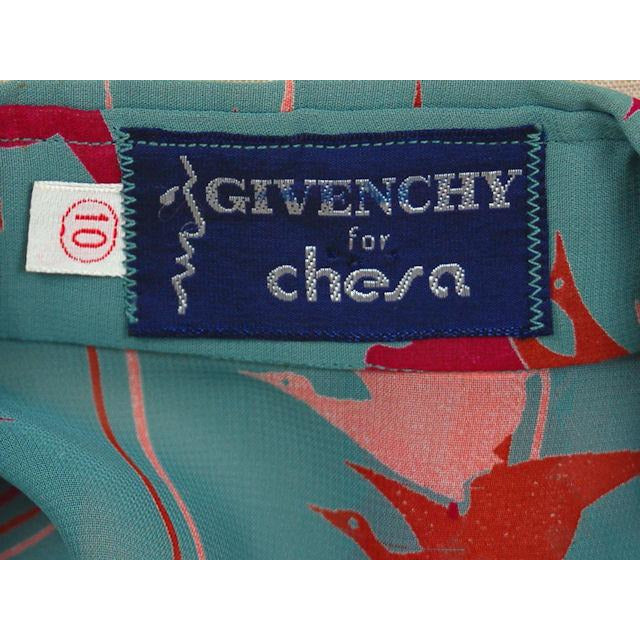 Vintage Womens Blouse Givenchy Flying Birds Print Small 1970s Women's,New Arrivals Givenchy