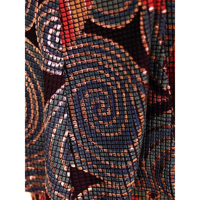 Vintage Ladies Suit Drippy Abstract Metallic Knit Caché 1980s Med Women's,New Arrivals Caché