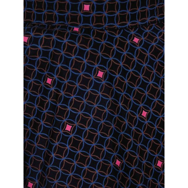 Vintage Circle Skirt Girls/Small Womens Black w Pink Geometric Print 1950s Children's,Women's,New Arrivals,On Sale The Best Vintage Clothing